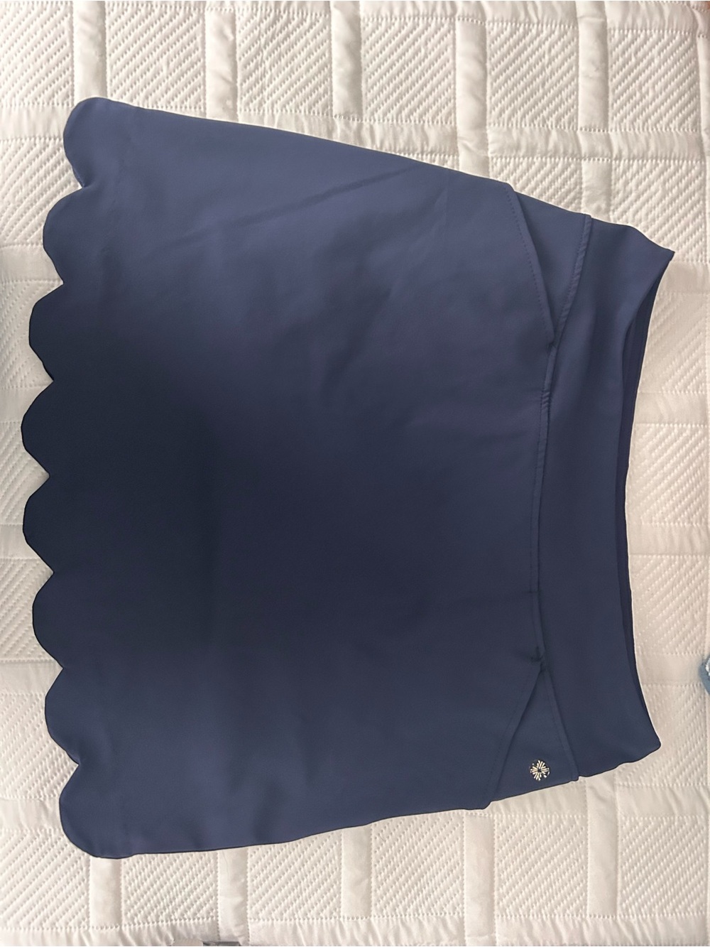 Lilly Pulitzer Navy Scalloped Skort - Women